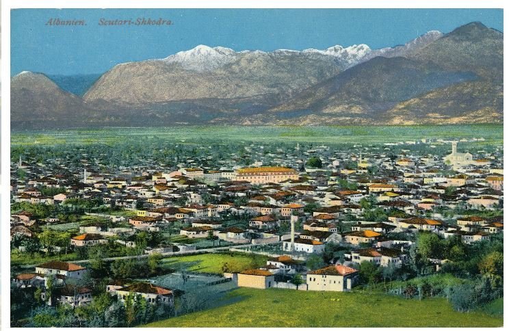 Veduta generale della città di Scutari