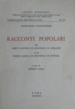 Racconti popolari di Greci (Katundi) in provincia di Avellino e di Barile (Barili) in provincia di Potenza
