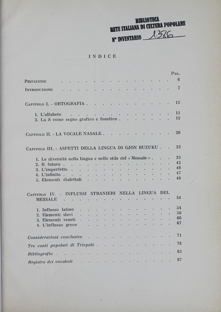 Messale Gjon Buzuku Prima Pagina Martin Camaj