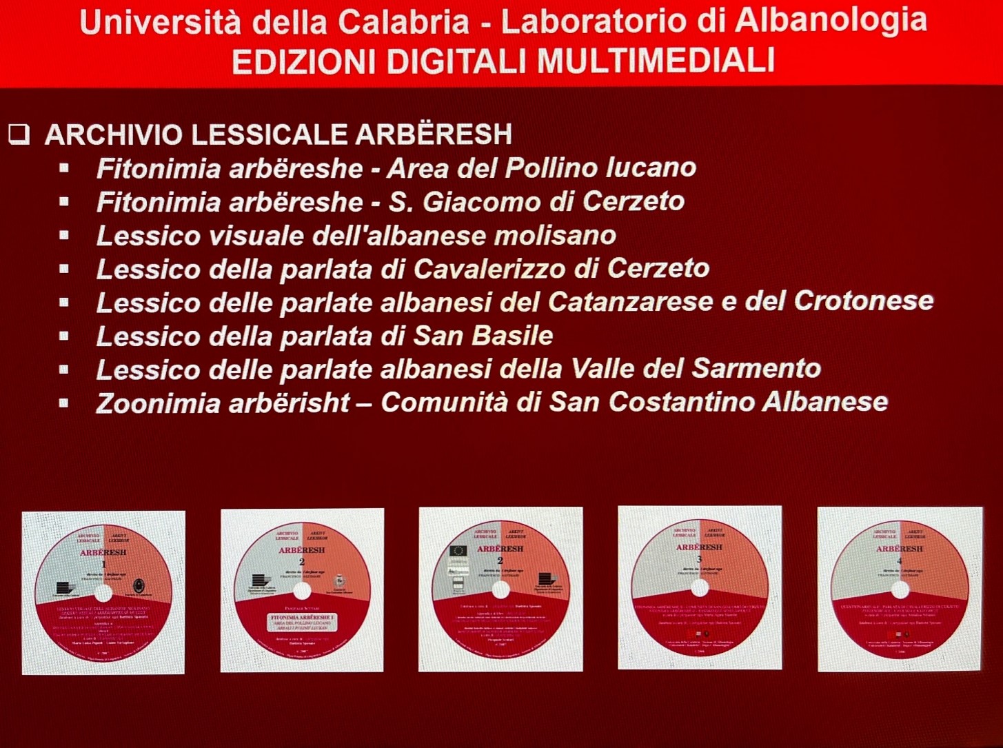 Edizioni Albanologia Unical 12