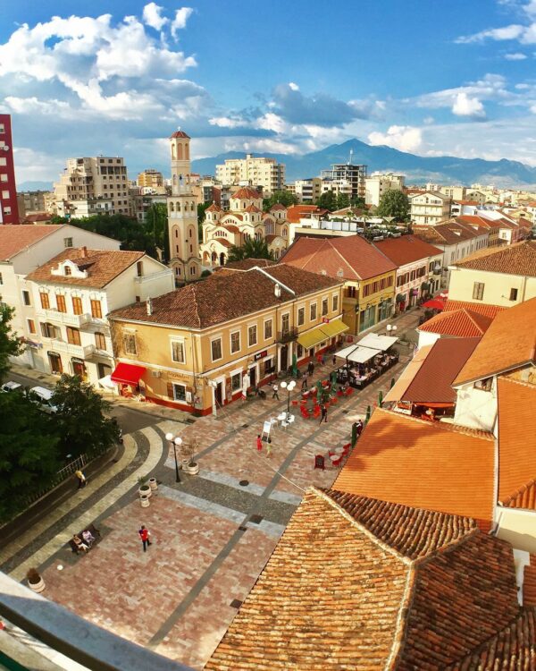 Vista Della Città Di Scutari