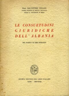 Le consuetudini giuridiche dell’Albania