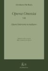 Opere letterarie in italiano. Opera Omnia VII