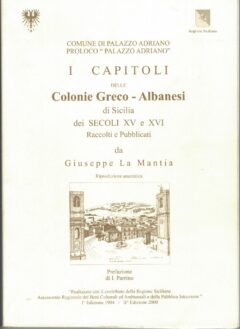 I Capitoli delle Colonie Greco-Albanesi di Sicilia